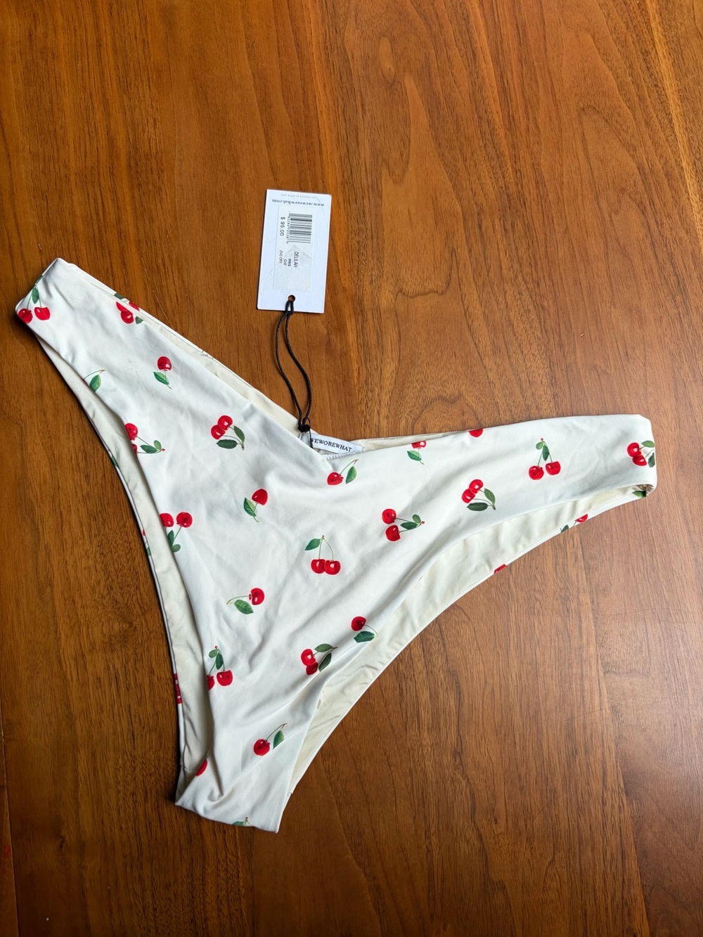 WeWoreWhat Delilah Cherry Bikini Bottom XL NWT